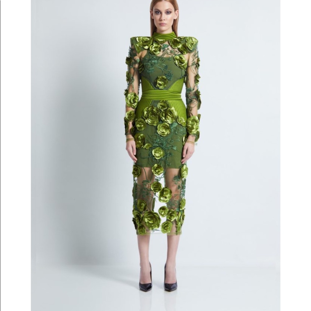 Zhivago The Vendetta Dress Green Size US12